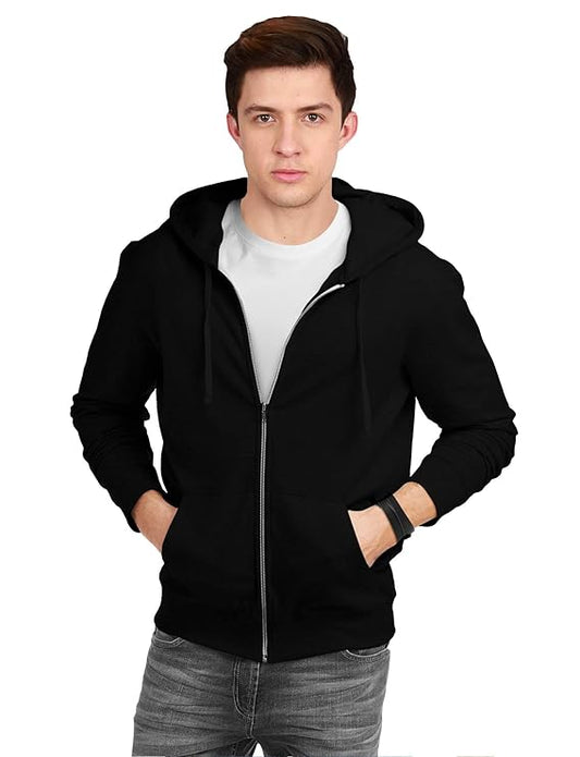 Men's | Cotton Hooded Sweatshirt with Zip
