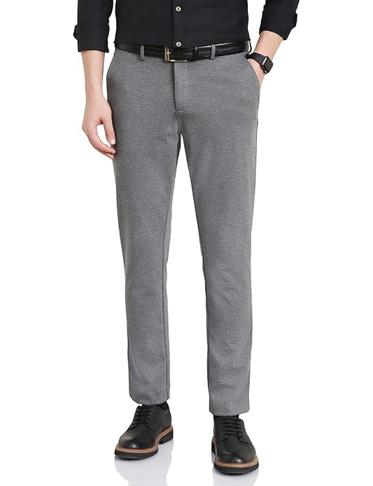 Men's Slim Fit Stretch Knit Pants