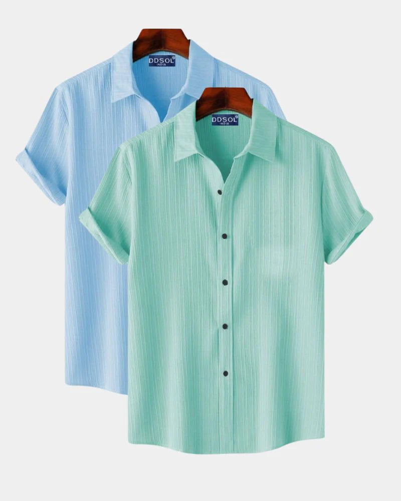 Aqua Loom Men's Casual Shirt Combo