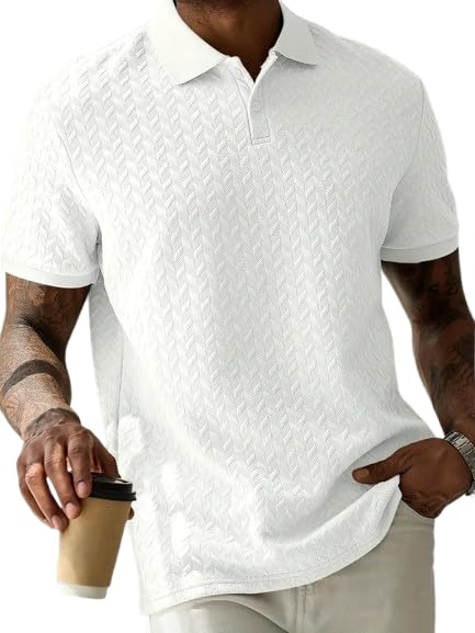 Trillion Jaqquard Men's Polo T Shirt