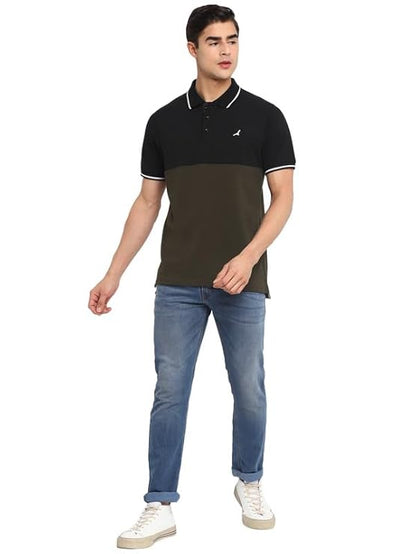 AMERICAN CREW Men's Regular Fit Polos