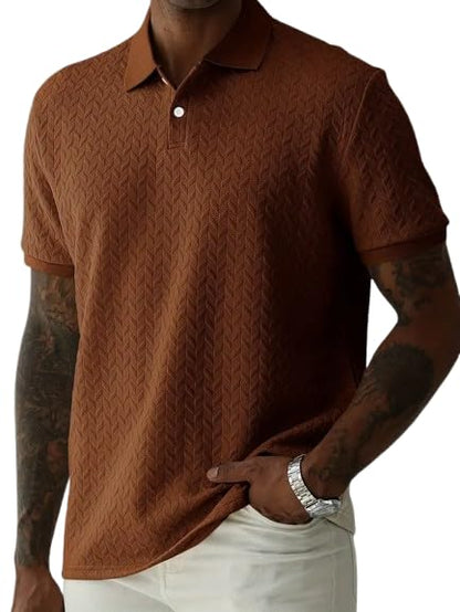 Trillion Jaqquard Men's Polo T Shirt