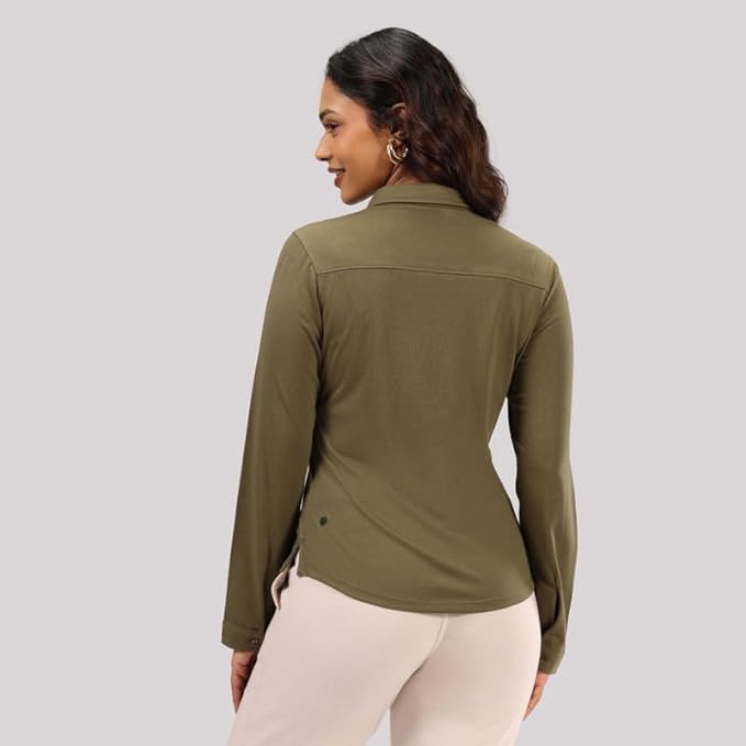 WebissClub | Womens Cotton Pro Classic Shirt