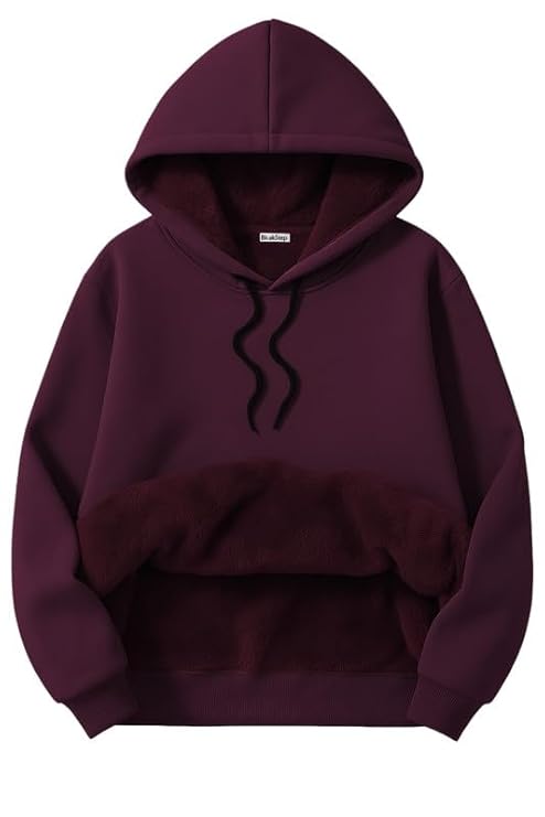 Women's Fleece | Sherpa Hoodie – Ultra-Soft Winter Warm Sweatshirt