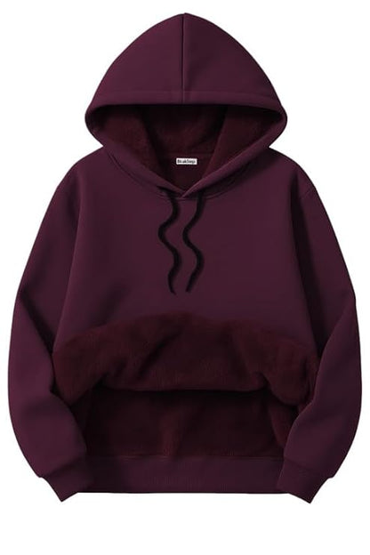 Women's Fleece | Sherpa Hoodie – Ultra-Soft Winter Warm Sweatshirt