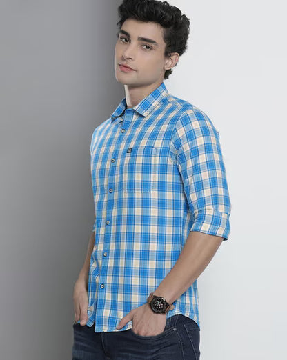 Checked Shirt with Patch Pocket