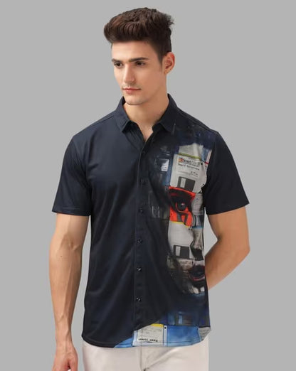 Men Floral Print Regular Fit Shirt