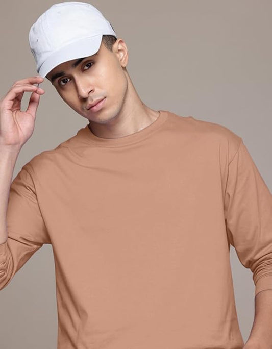 ClassicAura | Cotton Round Neck Regular Fit Solid Full Sleeve T-Shirt Combo for Men & Boys