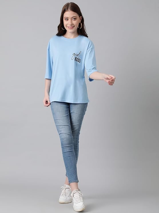 Women’s Stylish | Graphic Printed Cotton T-Shirt