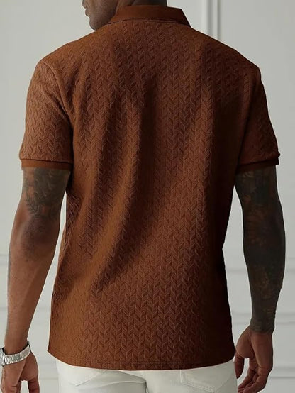 Trillion Jaqquard Men's Polo T Shirt