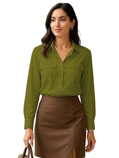 GRECIILOOKS | Women’s Oversized Long Shirt – Stylish & Comfortable