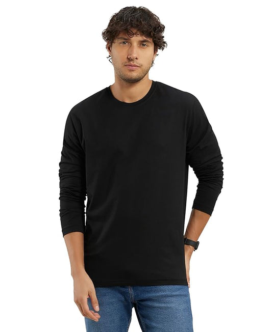 JTrendLine | Men's Regular Fit Round Neck Full Sleeved T-Shirt