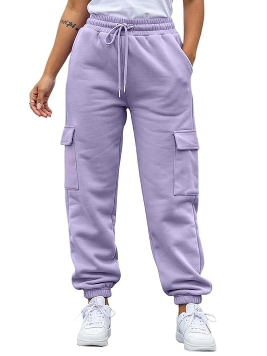 DailyRelax Women’s Cotton Cargo Pants | Mid-Rise with Pockets
