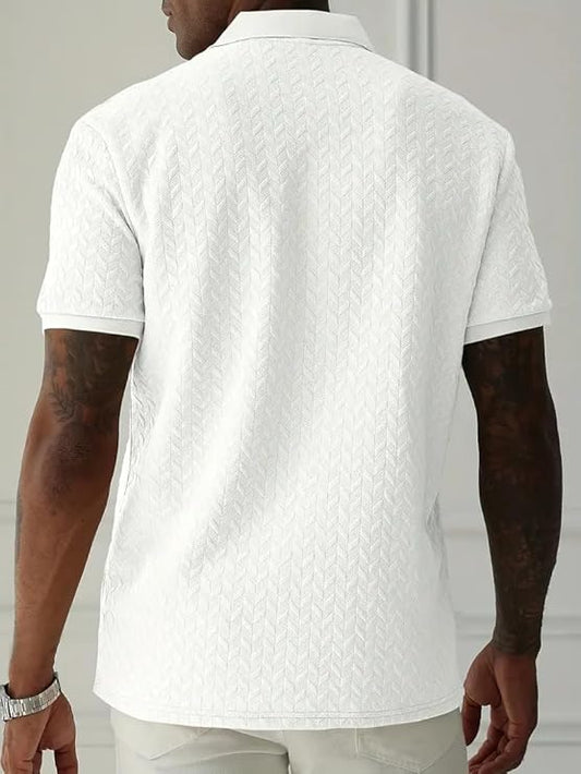 Trillion Jaqquard Men's Polo T Shirt