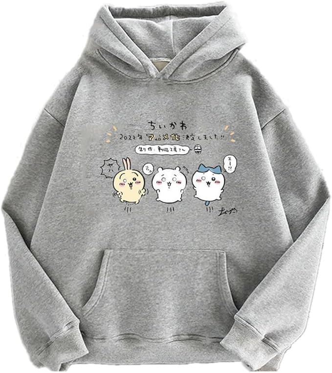 Anime Couple Print Unisex Winter Hoodie