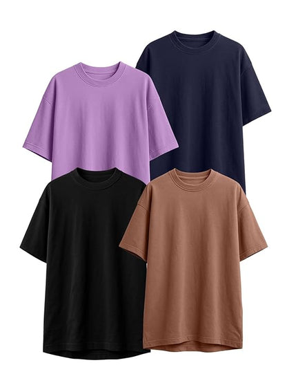 Multicolor T-Shirt Combo for Men & Boys (Pack of 4)