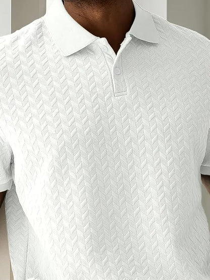 Trillion Jaqquard Men's Polo T Shirt