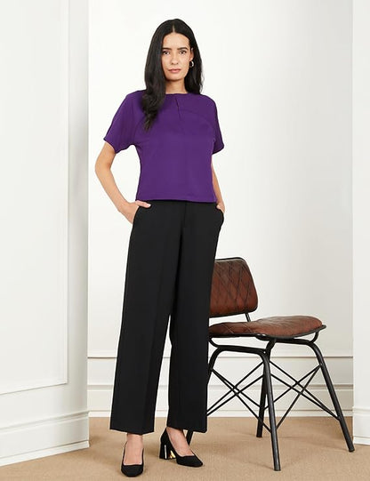Women’s | Flexi-Waist Wide-Leg Formal Pants