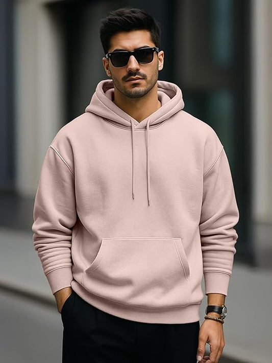 Oversized Fit Drop Shoulder Hooded Men's