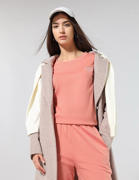 US Polo Assn. |  Women’s Solid Regular Fit Polo T-Shirt