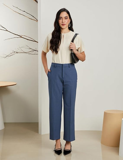 Women’s | Flexi-Waist Wide-Leg Formal Pants
