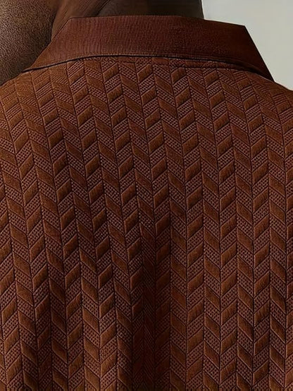 Trillion Jaqquard Men's Polo T Shirt