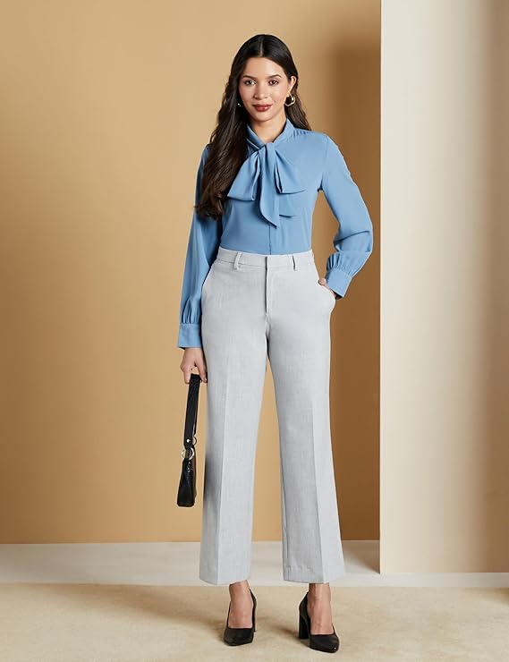 Women’s | Flexi-Waist Wide-Leg Formal Pants