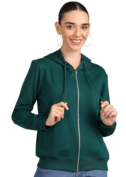 Alan | Jones Women’s Zip-Up Hooded Sweatshirt